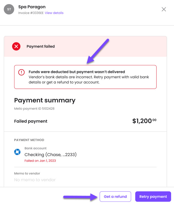 failed payment message- click get a refund.jpg