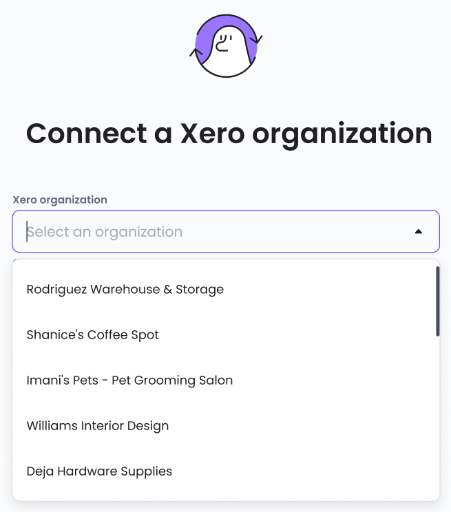 When you have more than 1 Xero account, select the one.png