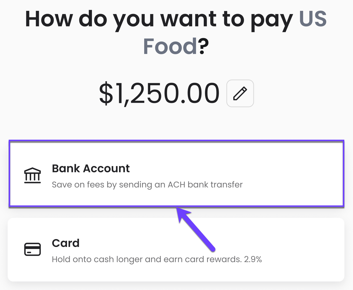 Choose Bank Account when asked how you want to pay.png
