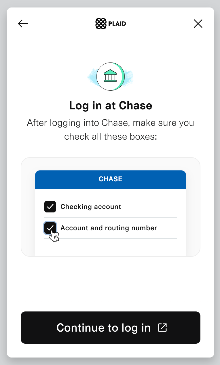 After selecting your bank click Continue to log in.png