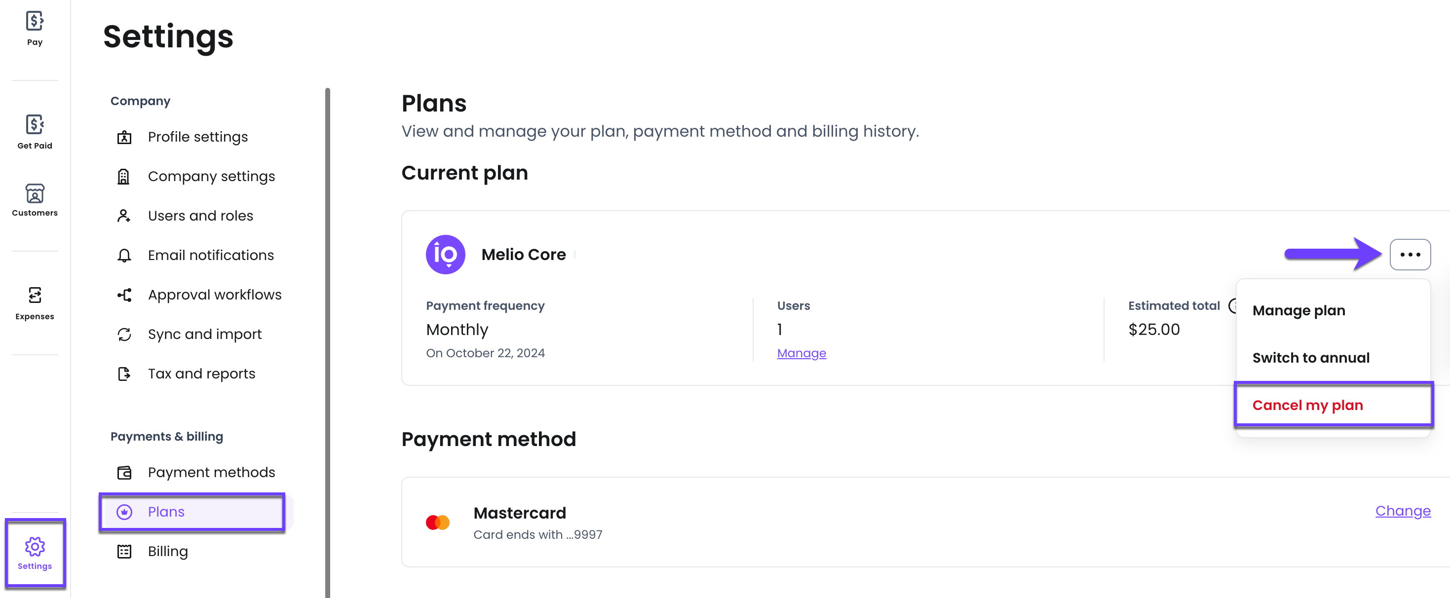 Plans- Current plan- three dots- Cancel my plan.png