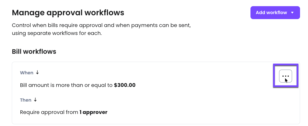 team bill approvals